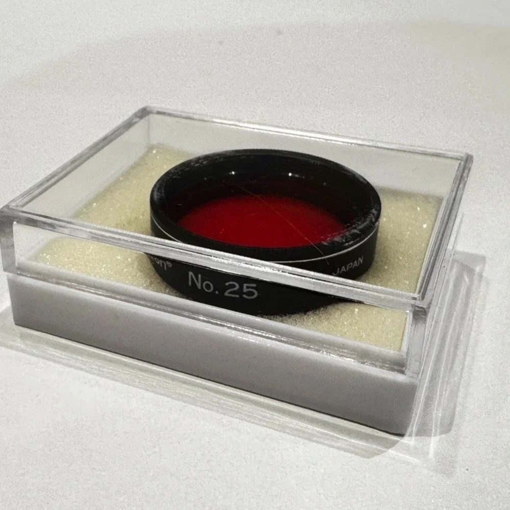 Vintage Celestron Telescope Filter Set #56 #12 #25 ND .6 Japan 1.25